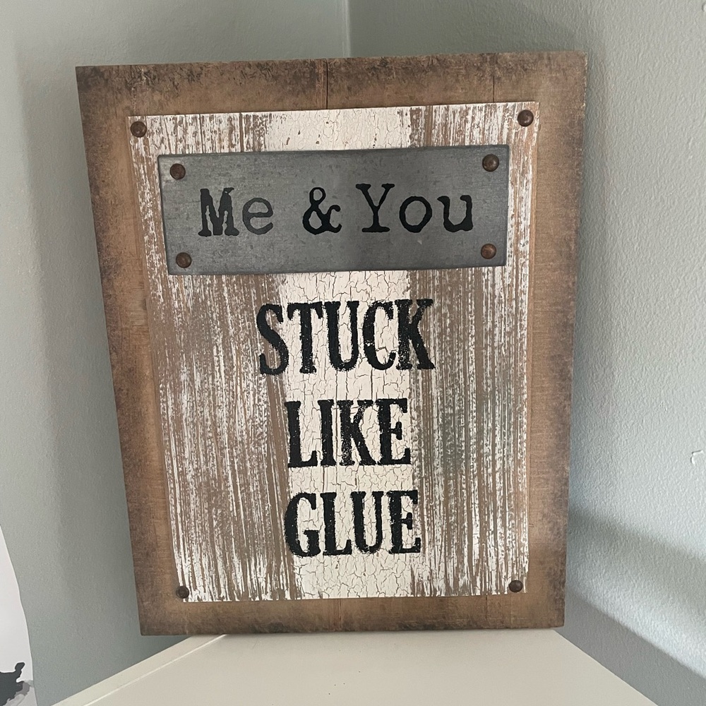 Rustic Wood/Metal Sign
